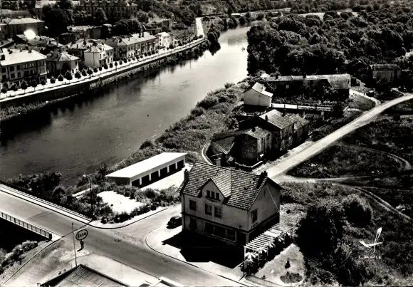 Ak Châtel sur Moselle Vosges, Hotel du Pont, Mosel