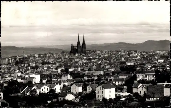 Ak Clermont Ferrand Puy de Dôme, Gesamtansicht