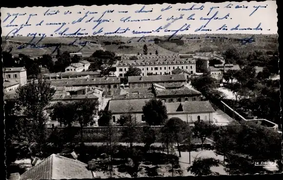 Ak Saida Algerien, Blick zur Kaserne