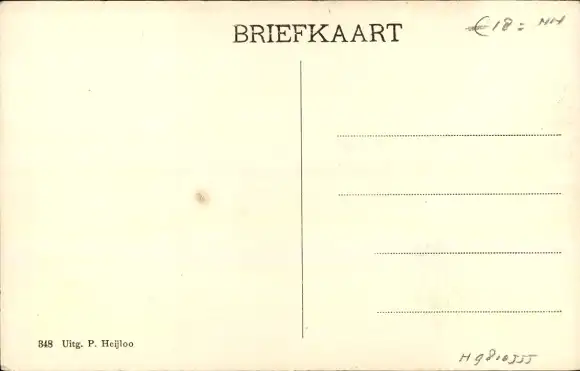 Ak Broek in Waterland Nordholland Niederlande, Wassermühle