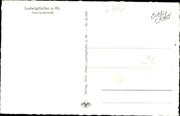 Ak Ludwigshafen am Rhein, Saarlandstraße, Hochhäuser