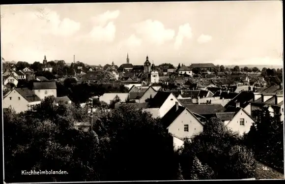 Ak Kirchheimbolanden im Donnersbergkreis, Totalansicht