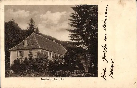 Ak Burrweiler in der Pfalz, Modenbacherhof, Modenbacher Hof