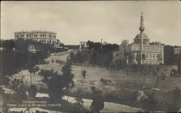 Ak Konstantinopel Istanbul Türkei, Palast Yildiz, Moschee Hamidié