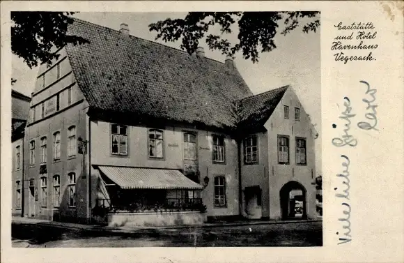 Ak Vegesack Hansestadt Bremen, Gaststätte, Hotel Havenhaus