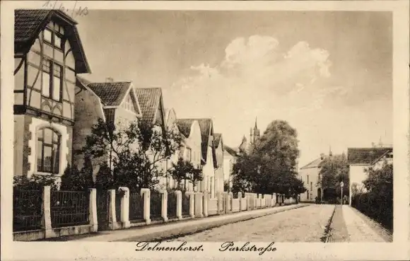 Ak Delmenhorst in Oldenburg, Parkstraße