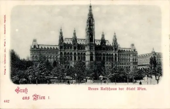Ak Wien 1, Neues Rathaus