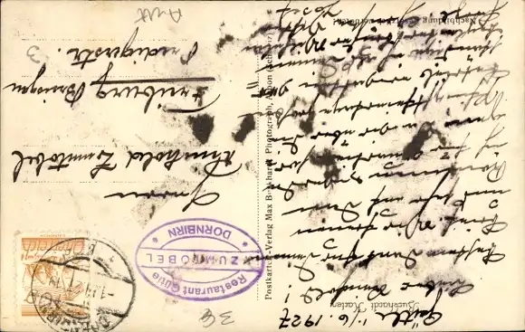 Ak Gütle Dornbirn in Vorarlberg, Park, Springbrunnen