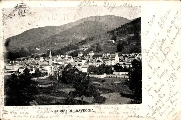 Ak Craveggia Piemonte, Gesamtansicht