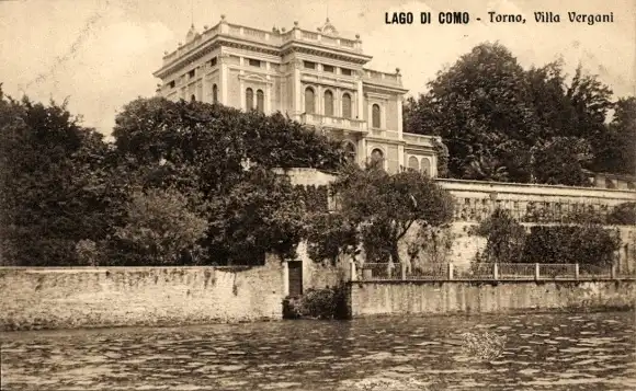 Ak Torno Lago di Como Lombardia, Villa Vergani