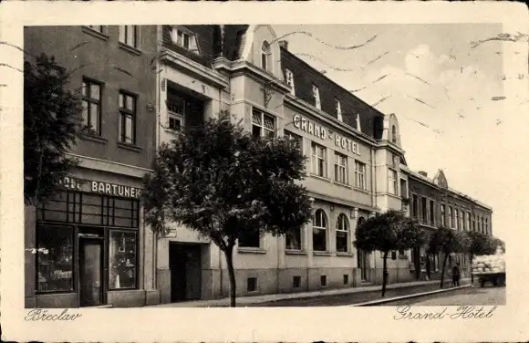 Ak Břeclav Lundenburg Südmähren, Grand Hotel