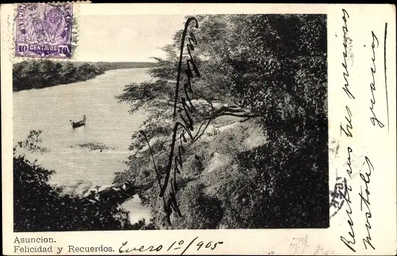 Ak Asunción, Paraguay, Glück und Erinnerungen