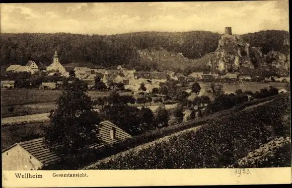 Ak Wellheim in Oberbayern, Gesamtansicht