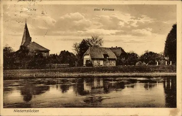 Ak Niedernstöcken Neustadt am Rübenberge, Altes Fährhaus