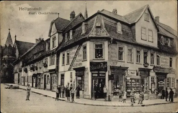 Ak Heilbad Heiligenstadt Eichsfeld Thüringen, Geschäftshaus