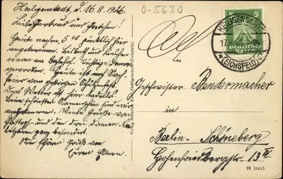 Ak Heilbad Heiligenstadt Eichsfeld Thüringen, Geschäftshaus