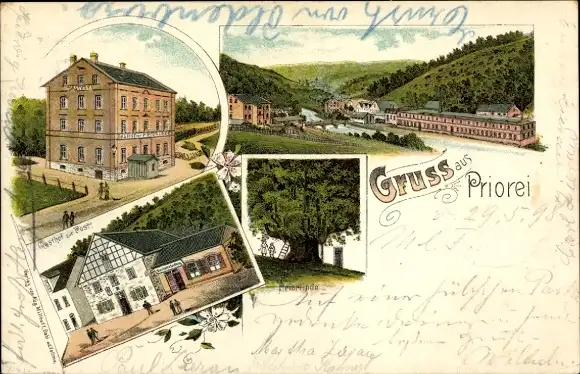 Litho Priorei Hagen in Westfalen, Gasthof zur Post