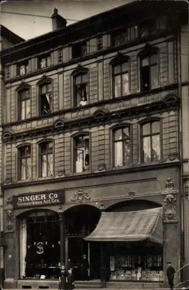 Foto Ak Hagen in Westfalen, Singer Nähmaschinen-Handlung