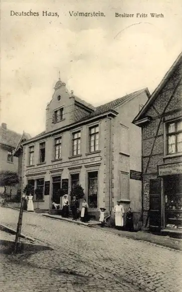 Ak Volmarstein Wetter an der Ruhr, Gasthaus Deutsches Haus