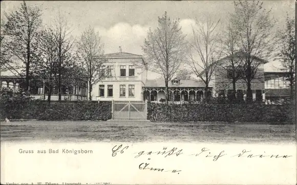 Ak Königsborn Unna im Ruhrgebiet, Kurhaus