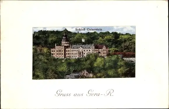Ak Gera in Thüringen, Schloss Osterstein