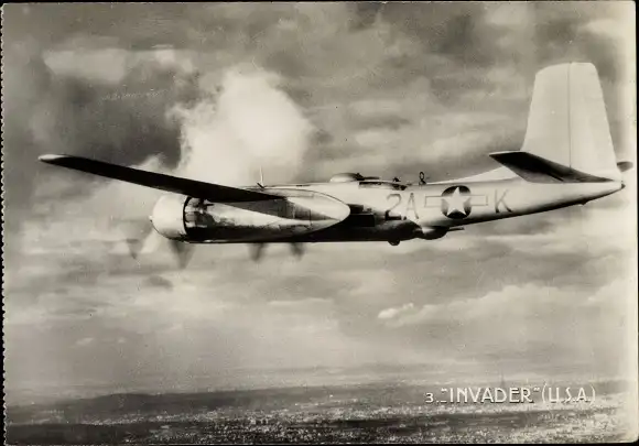 Ak Amerikanisches Militärflugzeug Invader A26