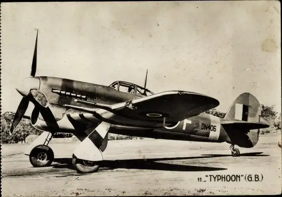 Ak Britisches Militärflugzeug Typhoon