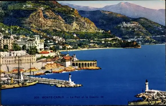 Ak Monte-Carlo Monaco, Hafen, Casino