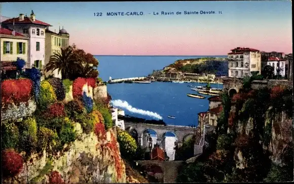 Ak Monte Carlo Monaco, The Ravin de Sainte-Devote