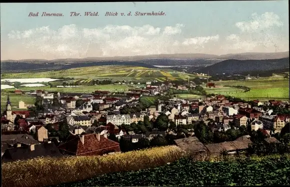 Ak Ilmenau in Thüringen, Blick von der Sturmhaide