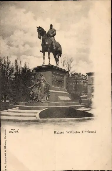 Ak Kiel, Kaiser Wilhelm Denkmal