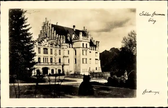 Ak Brannenburg in Oberbayern, Inntal Schloss, Außenansicht