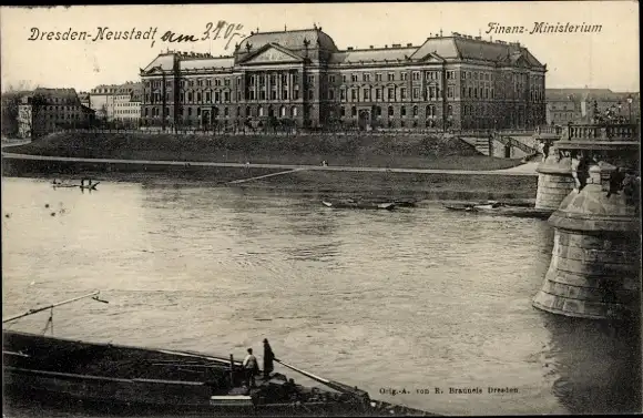 Ak Dresden Neustadt, Finanz-Ministerium