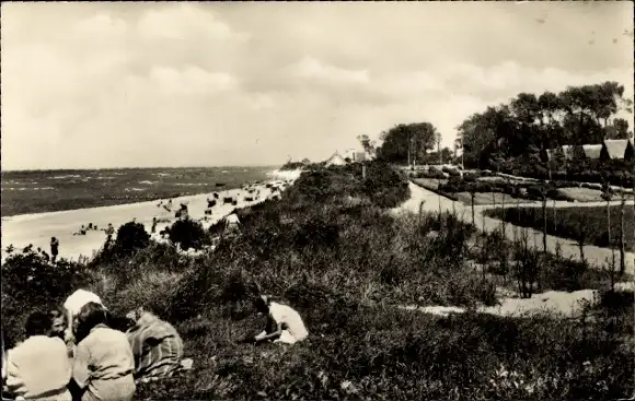 Ak Insel Poel Mecklenburg, Schwarzer Busch, Strand