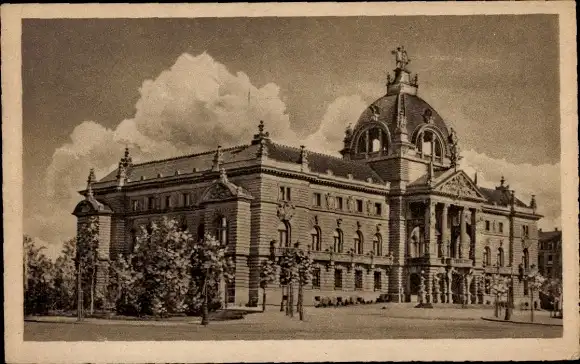 Ak Strasbourg Straßburg Elsass Bas Rhin, Kaiserpalast