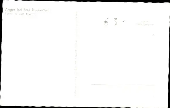 Ak Anger in Oberbayern, Teilansicht, Kirche, Staufen