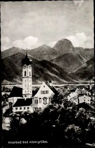 Ak Bad Aibling in Oberbayern, Panorama