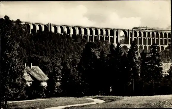 Ak Mylau Reichenbach im Vogtland, Göltzschtalbrücke