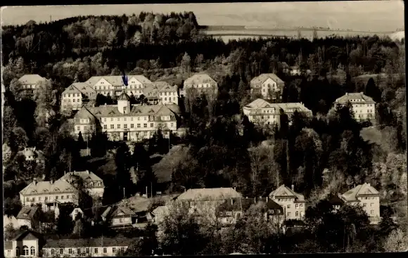 Ak Bad Gottleuba in Sachsen, Teilansicht vom Sanatorium