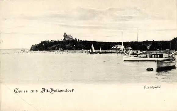 Ak Alt Heikendorf, Strand, Steg, Boote