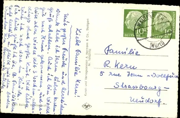 Ak Waldenbuch in Württemberg, Gesamtansicht