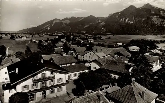 Ak Grassau im Chiemgau, Gasthaus Sperrer, Schnappen, Hochgern, Häuser