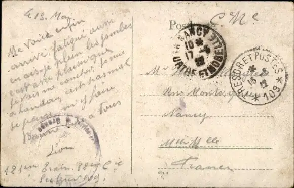 Ak Landau in der Pfalz, Partie aus Altstadt