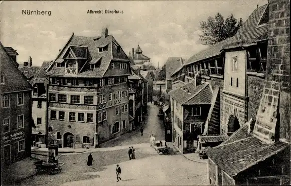 Ak Nürnberg in Mittelfranken, Albrecht Dürer Haus