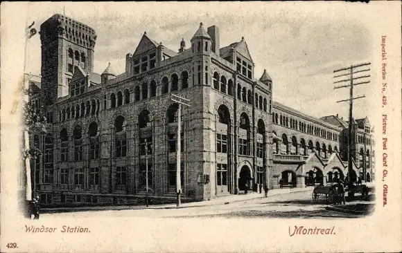 Ak Montreal Quebec Kanada, Canadian Pacific Windsor Station