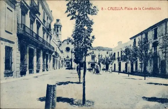 Ak Calella Katalonien, Plaza de la Constitucion