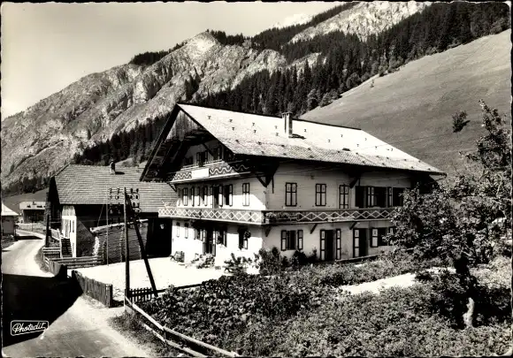 Ak La Chapelle d'Abondance Haute Savoie, Pension les Hirondelles