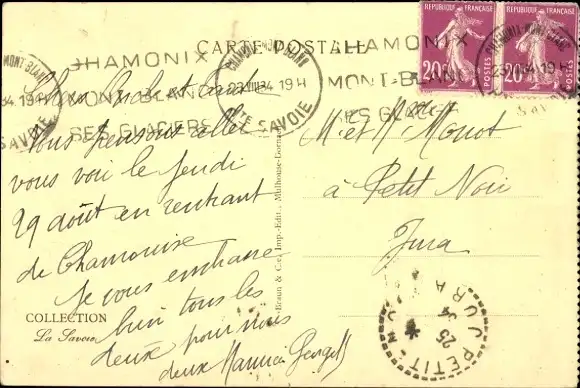 Ak Chamonix Mont Blanc Haute Savoie, Kirche