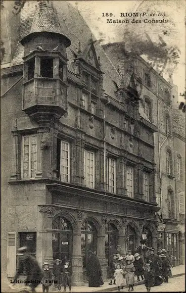 Ak Riom Puy de Dôme, Haus der Konsuln