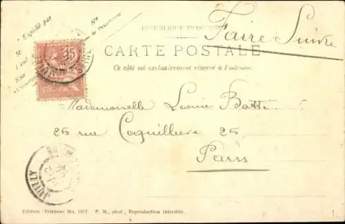 Ak Juilly Seine et Marne, vue générale de l'entrée du Collège